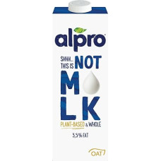 Alpro This is Not Milk 3.5 Percent - Vegan and Dairy Free - Naturally Lactose Free - Rich in Fibre, Calcium and Vitamins - 1 x 1 Litre - Durable
