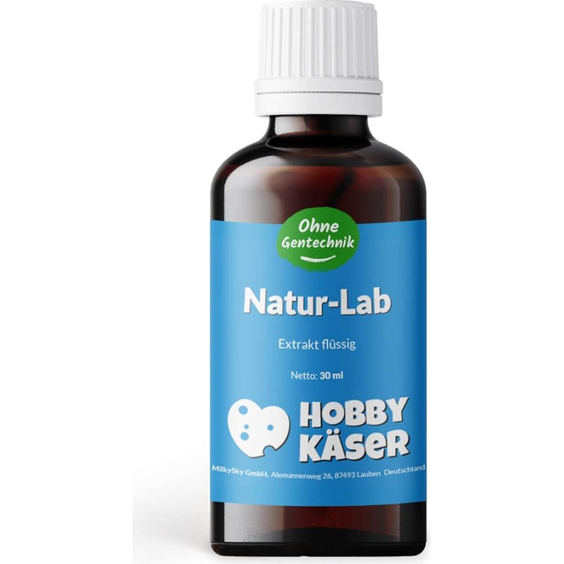 Natur-Lab | Pasigaminkite savo sūrį | 30 ml | Sūrio gamyba | Be GMO