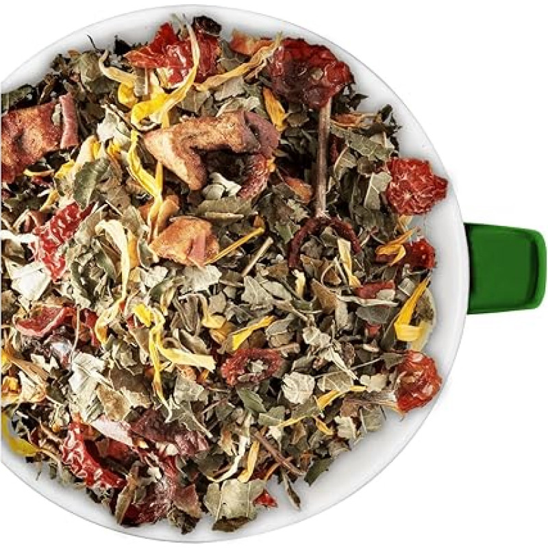 Bremer Gewürzhandel Gute Laune žolelių arbata, biri, intensyvaus skonio, skaniai gaivinanti, 3 x 100 g