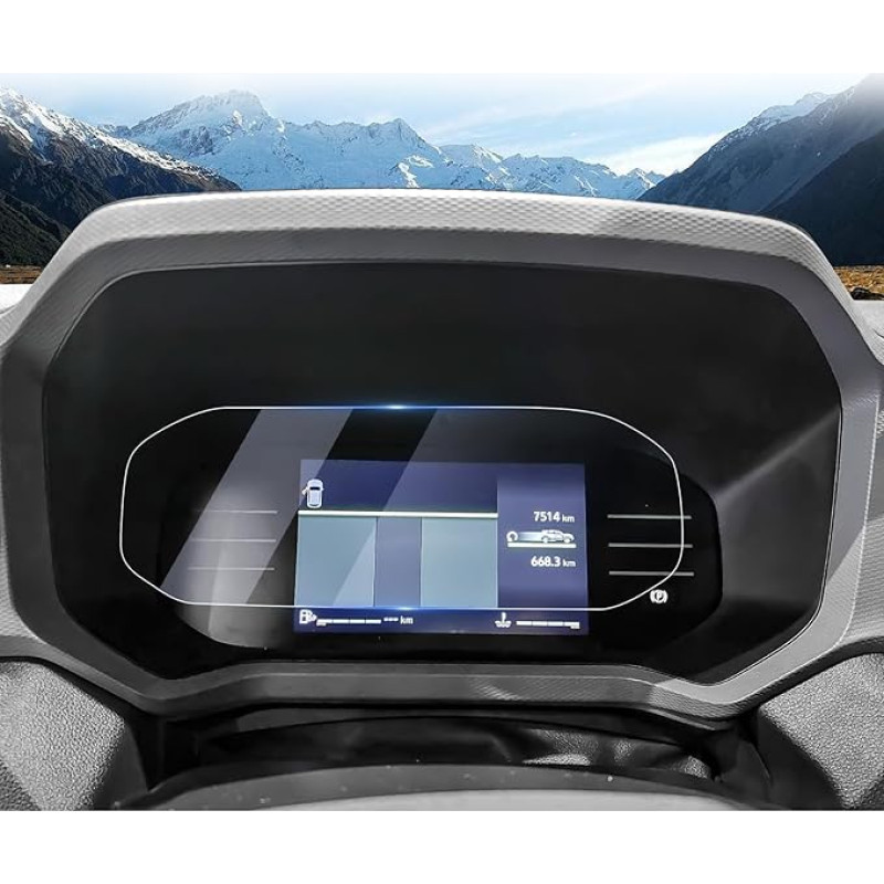 LUWU Pack of 2 Compatible with Dacia Duster 3 III 2024 2025 / Dacia Bigster 2025 2026 Instrument Screen Protector 7 Inch Digital Cockpit Nano Screen Protector 6H Scratch-Resistant Dacia Duster 3