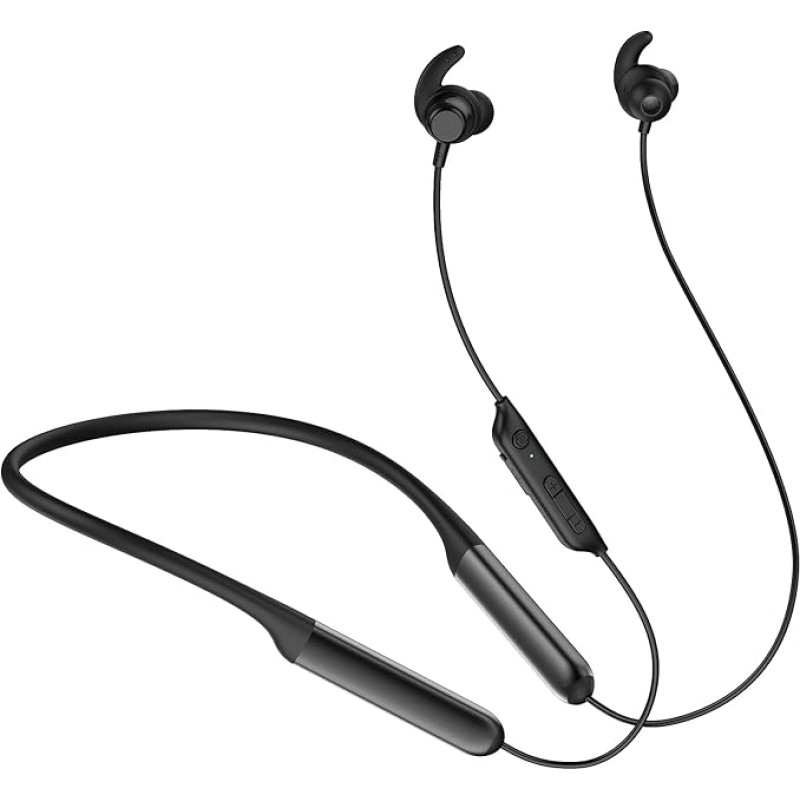 N1 Sport Bluetooth 5.2 Kopfhörer in Ear mit 100 Std, kopfhörer kabellos mit IPX6 Wasserdicht, Noise Cancelling kopfhoerer für klare Telefongespräche, Kopfhörer mit Kabel mit HiFi Sound