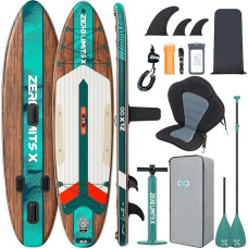 ZLX Stand Up Paddling Board 320x84cm,SUP Board Set,Stand Up Paddle mit Einzigartige Mittelfinne,Rutschfester Deckpad,Standup Paddle Board 200kg Tragkraft,für Erwachsene,Anfänger,alle Könnensstufen