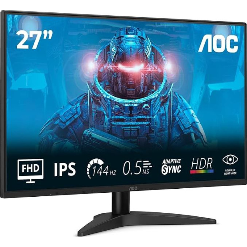 AOC 27B36X 27 colių FHD žaidimų monitorius, 144 Hz, IPS, 0,5 ms MPRT, 