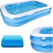 Aufblasbares Planschbecken, aufblasbares Aufstellpool für Kinder, schnelles Design, 199,9 x 149,9 x 50 cm, Schwimmbad, geeignet für den Innen- und Außenbereich im Hinterhof, großes Planschbecken