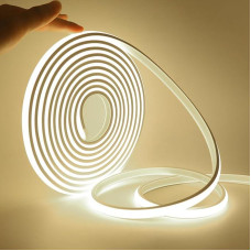 230 V COB Neon LED juosta, 288 LEDs/m, atspari vandeniui IP65, pjaustoma kas 50 cm, 220 V LED šviesos juosta su įjungimo / išjungimo jungikliu, skirta virtuvei, vonios kambariui, darbo stalui, 
