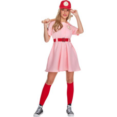 Morph Pink Beisbolo žaidėjo kostiumas Moterų beisbolo žaidėjo kostiumas Suknelė kostiumas Beisbolo žaidėjas Fancy Dress kostiumas Sportininkas