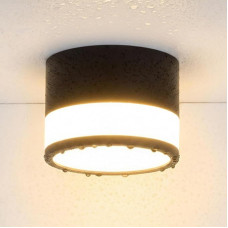 LED paviršinis prožektorius, lubų prožektoriai, juodas, paviršinis prožektorius, nereikia gręžti, skirtas vonios kambariui, 12 W IP65 šiltos baltos lubų šviesos, plokščias CRI82, paprastas dizainas, lubų šviestuvas, 230 V, koridorius, lauko naudojimas