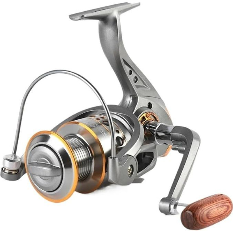 1000~7000 Serie, 5,2:1 Übersetzungsverhältnis, 26LB Max Drag, Spinn-Angelrolle, skirtas Süßwasser-Salzwasser-Werkzeuge
