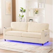 2 vietų sofa, kampinė sofa su USB-C, 