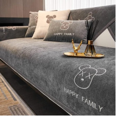 Sofa mesti antklodę Sofa padengti kampinis sofos kampas L formos 3/2/1/4 sėdynės sofos apsauga Šunų / kačių sofos apsaugos dangtelis Sofa padengti Šiltas super minkštas sofos sofos dangtelis U formos kampinis sofa (spalva: 15#, dydis: 1 vnt. 110)