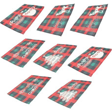 MAGICLULU 8stücke Teilige Weihnachtliche Tischsets Weihnachtsbesteck-platzsets für Esstisch Restaurantdekoration Weihnachtliche Platzsets