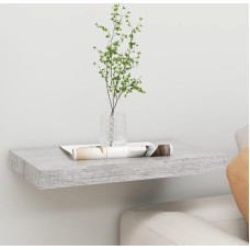 Konsolentisch aus Sonoma-Eiche, mehrschichtiges Holz mit Metallgestell, 75 x 22,5 x 75 cm, für Eingänge im Wohnzimmer, elegantes Möbelstück mit geräumiger Tischplatte und verstellbaren Füßen,