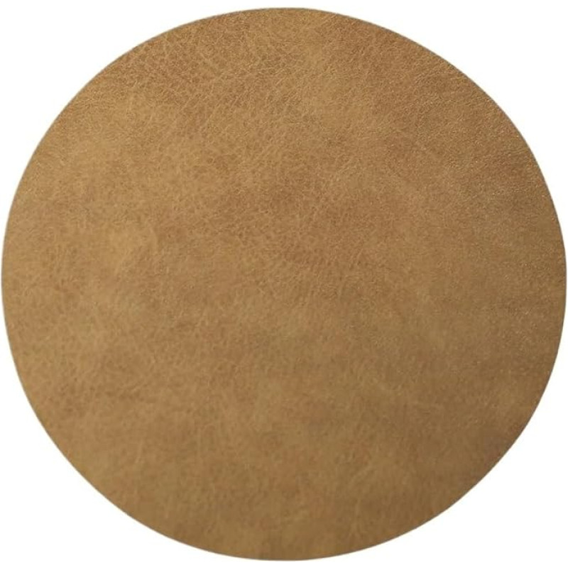 Fortschrittliches Tischset aus Leder, modisches Tischset, Esstischzubehör, unverzichtbar for Esstische, Heimdekoration, elegantes Design, Oberflächenschutz, bereichert das Esserlebnis(Coffee Brown)