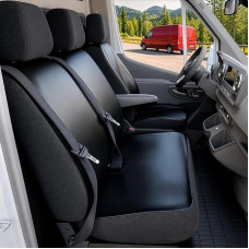 Walser 11498 Imitation Leather Seat Cover Front Driver's Single and Double Seat
