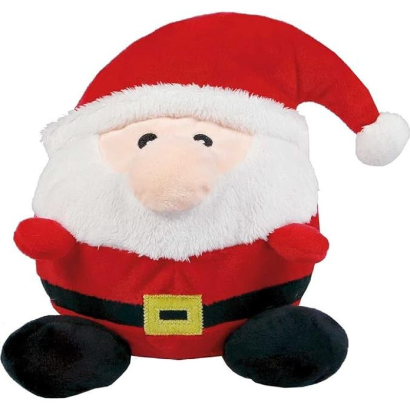 WOLTERS Pliušinis kamuolys Santa Claus 15 cm šunų pliušinis žaislas Pliušinis kamuolys naminių gyvūnėlių reikmenys