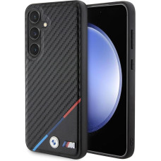 CG MOBILE BMW BMHMS24S23PUDTK kietasis dėklas S24 S921 Black Carbon Tricolour Line