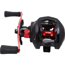 Metall-Angelrolle, Hochgeschwindwindigkeits-Wasserfallrolle, Baitcasting-Rolle, Angelrollen-Ausrüstung für Salzwasser und Süßwasser (BMAX3 Baitcasting-Rad, Linkshänder)