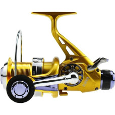 Dvigubų dantų spiningo ritė 10 + 1BB 15 kg pasipriešinimas Karpių žvejybos ritė su priekinio ir galinio liežuvėlio sistema Druskos ir gėlo vandens spiningo ritė DShanLa (guolių kiekis : 11, spalva : C)
