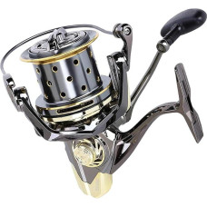 Metalinė didelė spiningo žvejybos ritė Didelio stiprumo gido strypo struktūra Anti-Jūros vandens karpių vilkimas 25 kg GX8000-12000 Fish DShanLa (ritės talpa: 12000 serija)