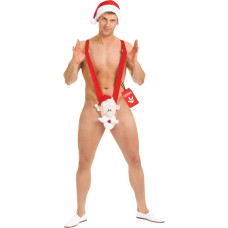 Fun Shack Mankini Weihnachten, Sexy Weihnachtskostüm Männer, Sexy Weihnachtskostüm Herren, Sexy Weihnachtsmann Kostüm, Männer String Weihnachten, Weihnachtsunterwäsche Männer