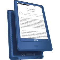 SPC Dickens Light 2 Pro - elektroninė knyga su 6 colių E-Ink jutikliniu ekranu | Reguliuojamas ryškumas ir spalvų temperatūra | 8GB, daugiau nei 8000 knygų | 1 mėnesio baterijos veikimo laikas | Lengva ir plona | USB-C | Mėlyna