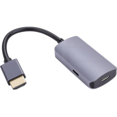 Elprico HDMI to USB-C Video Adapter, AR Glasses Hub, 4K@60Hz HDMI Male to USB-C Female for XREAL One, XREAL Air 2 Pro, RayNeo, Switch 2, 1, Interface to