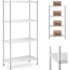 Royal Catering Metalinis stelažas maitinimo įstaigoms iki 200 kg 90 x 40 x 180 cm