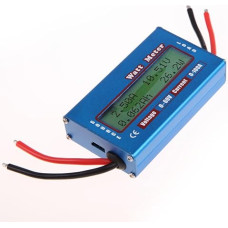 Domybest Simple DC Analyzer Watt Volt Amp Meter 12V 24V Solar Wind Analyzer