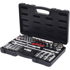 KS Tools 918.083 CHROME+ Socket Set Af Sizes, 30 Pieces, 1/2-Inch