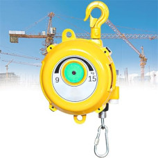 Retractable Self-Locking Spring Balancer 5-30kg 1.5m Adjustable Tool Holder with Alloy Steel Hook Ideal for Workshop Heavy Duty Spring Balancing
