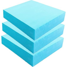 Hochdichte Polystyrolschaumblöcke for Basteln und Modellieren - 20 cm x 20 cm (7,87 Zoll x 7,87 Zoll) - puikiai tinka modeliams(mėlyna, storis 5cm 3vnt.)