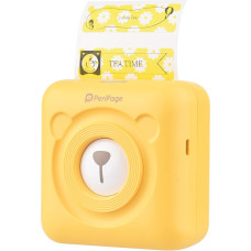 Bisofice PeriPage Mini Printer, Mobile Phone Printer, Mini Pocket Thermal Printer Wireless BT Picture Photo Label Memo Receipt Paper Printer AR Photo Function with USB Cable for Android, iOS, Windows
