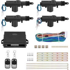 Universalus automobilio durų užraktas be rakto, centrinio užrakto nuotolinio valdymo rinkinys, automobilio užraktas su centriniu užraktu