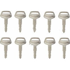 10 Stück 787 Zündschalter Türschloss Schlüssel passend für Komatsu Kalmar Dressta Fit für Sakai Bagger Krautuvas Dozeris Teil