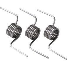5 Stück Kühlschranktürfederzubehör Schallwand 1,3 mm Drahtdurchmesser Torsionsfeder