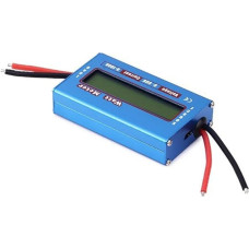 LCD galios analizatorius, skirtas 12 V iki 60 V baterijų sistemoms, puikiai tinkantis RC-Werkzeuge ir saulės baterijų įrenginiams