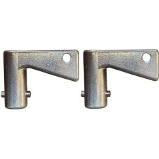 Rinkinys su 2 stukais, pritaikytas JCB, pritaikytas Terex-Metall-Trenner, Deadman-Schlüssel, 47401 701/47401, 14 mm Durchmesser, 4 mm Stift