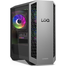 Lenovo LOQ Tower žaidimų stalinis kompiuteris | NVIDIA GeForce RTX 5060 8GB | AMD Ryzen 7-8745HX | 32RAM | 1TB | Win11 | 26L | Luna Grey Eclipse Black | 3 mėnesių GamePass