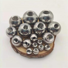 Bohrkugeln aus Edelstahl 1 stücke M2 M3 M4 M5 M6 M8 M10 M12 Gewinde Halb Loch Edelstahl Bohren Kugeln Weibliche Sackloch glatte Ball Perle(M8,14mm)