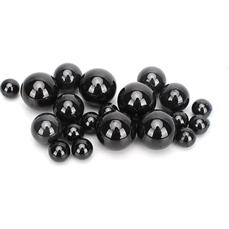 Silicio nitrido keramikos rutuliukai 0,8 mm 1,588 mm-25,4 mm Si3N4 G5 tikslieji keraminiai guolių rutuliukai lygūs rutuliukai (0,8 mm (5 vnt.)