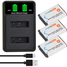 1600 mAh NP-BX1 akumuliatorius ir įkroviklis, skirtas 