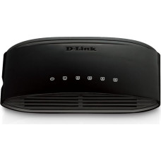 D-Link DES-1005D 5-Port Layer2 Fast Ethernet Switch Plastic (10/100 Mbps, Automatic Speed and Duplex Adjustment, Fanless)