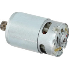 12V Elektrischer Bohrmaschinenmotor mit 15 Zähnen Getriebe, Metall Ersatzteil Kompatibel mit Akkuschrauber und Power Driver Tools, Silber Farbe für Reparatur alter o