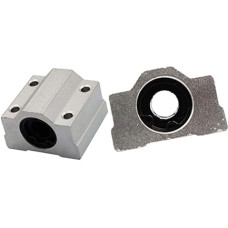 2 vnt. linijinių guolių, modelis SCS25UU, ilgis 25 mm, daugiausia naudojami CNC dalims, 3D spausdintuvų dalims, tikslioms staklėms