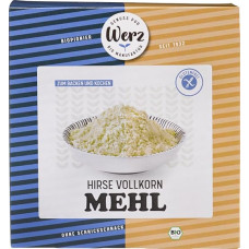 Werz Organic Millet Whole Grain Flour, Gluten-Free (2 x 1000 g)