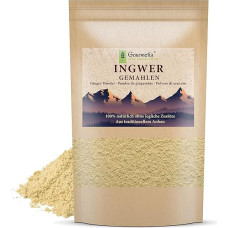 Gourmetia Ground Ginger 400 g, Ginger Powder, Ginger Root, Ginger Tea - 100% Natural
