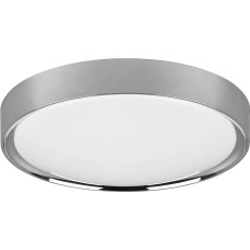 Trio Leuchten Clarimo 659011806 LED lubų šviestuvas Chromo spalvos plastikas su baltu akrilo atspalviu Komplekte yra 18 W LED chromo spalvos šviestuvas
