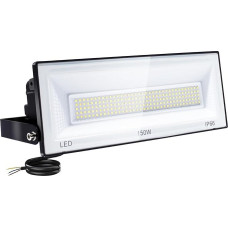 CREATESTAR LED lauko prožektorius 150 W, itin ryškus 18000 LM LED prožektorius lauke, 6500 K vėsios baltos spalvos lauko prožektorius su IP66 atsparumu vandeniui, LED žibintas sodui, garažui, stadionui, sporto aikštelei