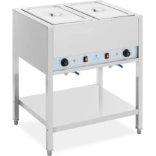 Royal Catering „Bemar“ maitinimo pramonės šildytuvas su pagrindu, laisvai stovintis, 2 x GN 1/1, 1265 W