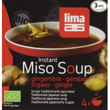 „LIMA“ greitai paruošiama miso sriuba su imbieru, 3 vnt. po 60 g